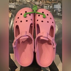Crocs classic Mary Jane clog Pink M8/W10-NWT